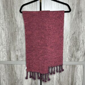Pact Womens Organic Cotton Knit Scarf Fringe